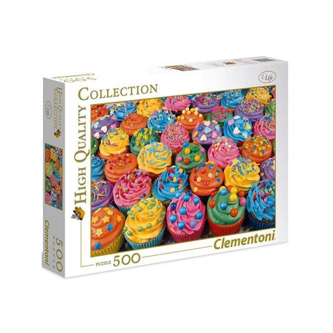 Colorful Cupcakes 500pc Puzzle