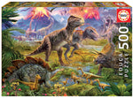 Dinosaur Gathering 500pc Puzzle