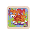 Nature Dog 3pc Wooden Framed Puzzle