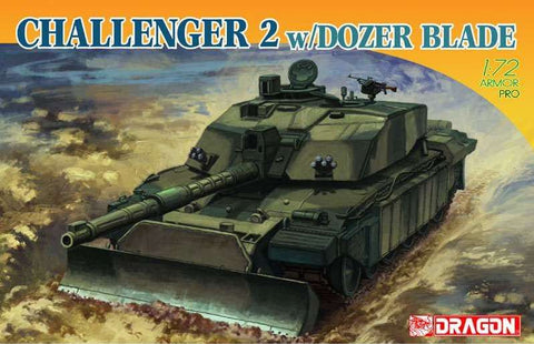 Dragon Armor Pro Series: Challenger 2 w/ Dozer Blade - 1:72 Plastic Model Kit