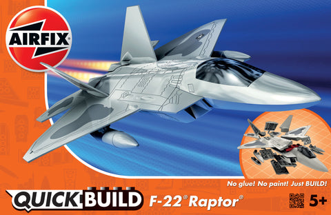 Airfix QuickBuild: F-22 Raptor Plastic Model Kit