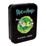 Rick and Morty Playing Cards w/ Storage Tin