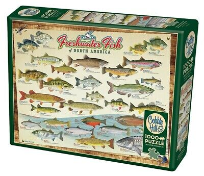 Freshwater Fish of North America 1000pc Puzzle