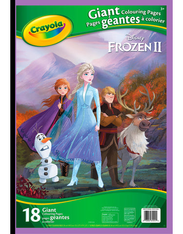 Crayola Giant Colouring Pages: Disney Frozen 2