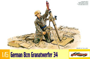 Dragon: German 8cm Granatwerfer 34 - 1:6 Plastic Model Kit