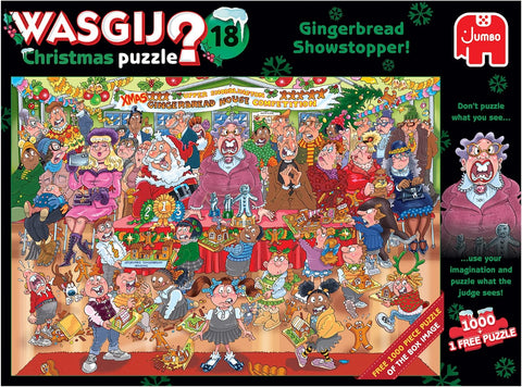 Wasgij Christmas #18: Gingerbread Showstopper! 2x1000pc Puzzle