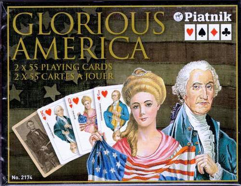 Glorious America 2x55 Playing Card Set