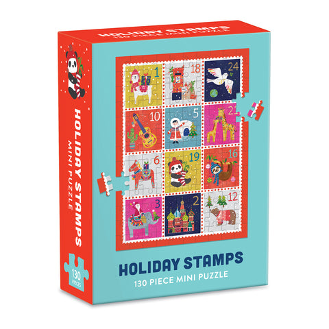 Holiday Stamps 130pc Mini Puzzle