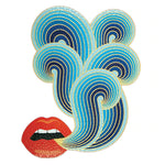 Lips by Jonathan Adler 750pc Shaped Foil Puzzle