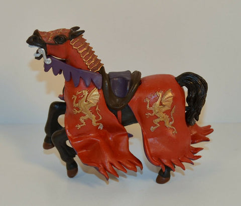 Papo® Red and Black Jousting Tournament Horse [Retired]