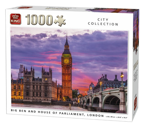 Big Ben and House of Parliament, London 1000pc Puzzle