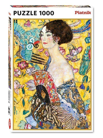 Lady with a Fan by Klimt 1000pc Puzzle