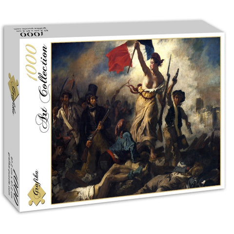 Liberty Leading the People, 1830 by Eugène Delacroix 1000pc Puzzle