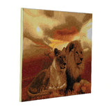 Lions of the Savannah - Large Crystal Art Kit