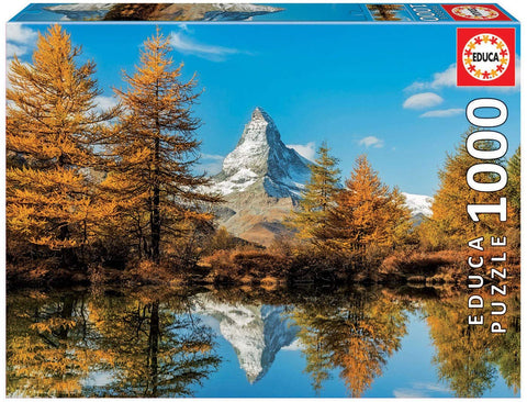 Matterhorn Mountain in Autumn 1000pc Puzzle