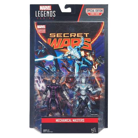 Marvel Legends Series: Mechanical Masters Action Figures with Comic Book