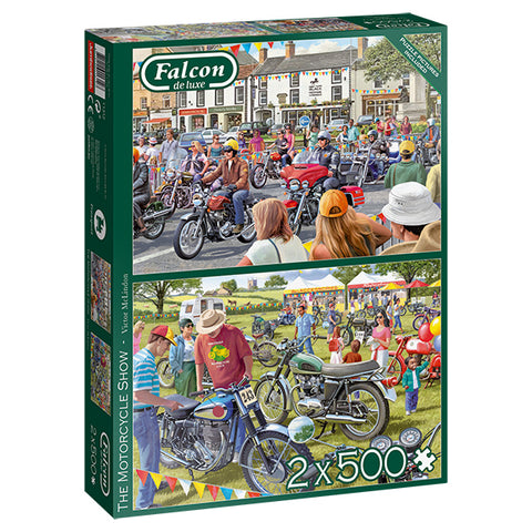 The Motorcycle Show 2x500pc Puzzle