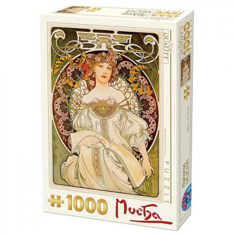 Reverie by Alphonse Mucha 1000pc Puzzle