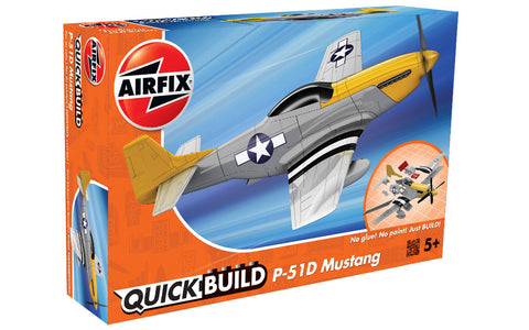 Airfix QuickBuild: P-51D Mustang Plastic Model Kit