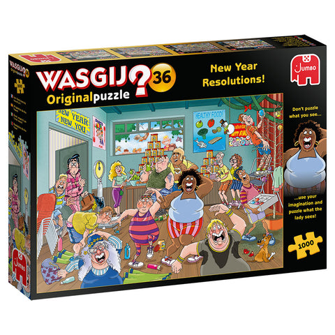 Wasgij Original #36: New Year Resolutions! 1000pc Puzzle