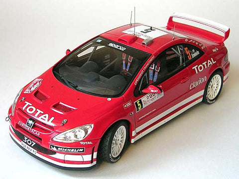 AUTOart: Peugeot 307 WRC 2004 Monte Carlo Rally 1:18 Diecast Model