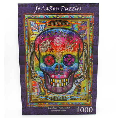 Rainbow Skull 1000pc Puzzle