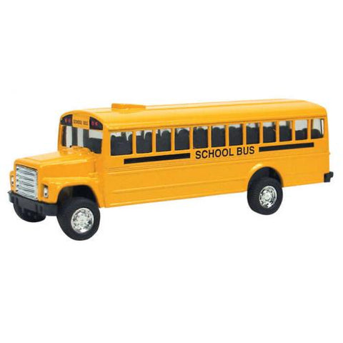 5" School Bus Pull Back Toy