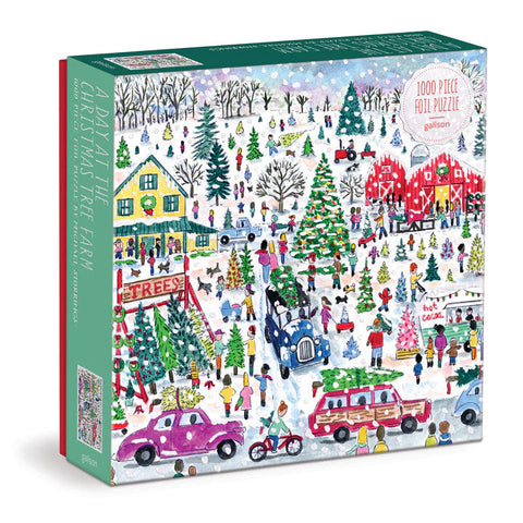 Christmas Tree Farm by Michael Storrings 1000pc Foil Puzzle