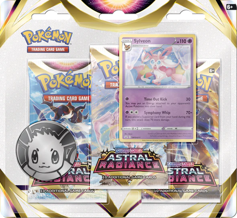 Pokémon Sword & Shield: Astral Radiance 3 Pack Blister - Sylveon