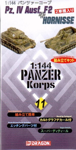 Pz. IV Ausf. F2 & Hornisse - 1:144 Plastic Model Kit