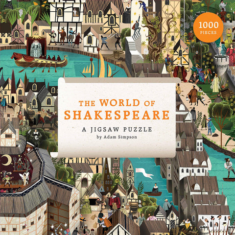 The World of Shakespeare by Adam Simpson 1000pc Puzzle