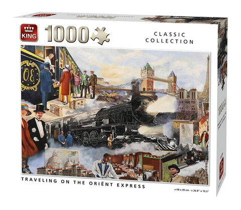Traveling on the Orient Express 1000pc Puzzle