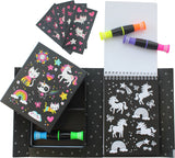 Tiger Tribe: Neon Colouring Set - Unicorns and Friends