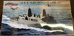 Dragon Modern Sea Power Series: U.S.S. San Antonio LPD-17 - 1:700 Plastic Model Kit