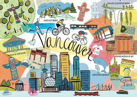Vancouver by Farida 1000pc Puzzle