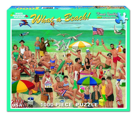 What a Beach! 1000pc Large Format Puzzle