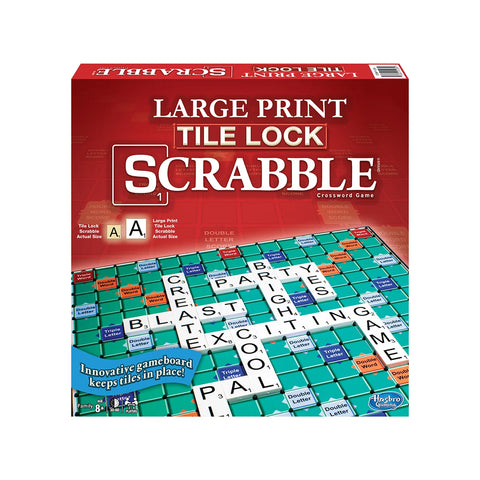 Large Print Tile Lock Scrabble