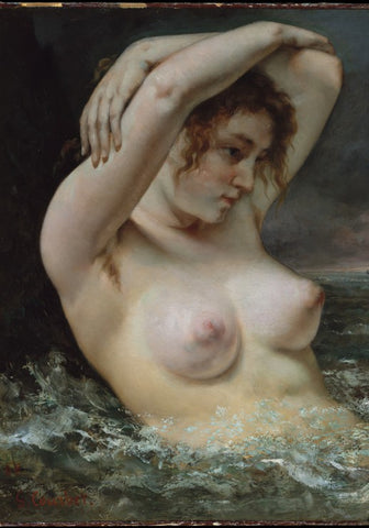 The Woman in the Waves, 1868 by Gustave Courbet 1000pc Puzzle