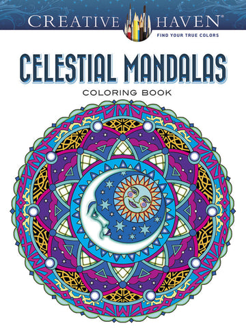 Creative Haven Celestial Mandalas Colouring Book